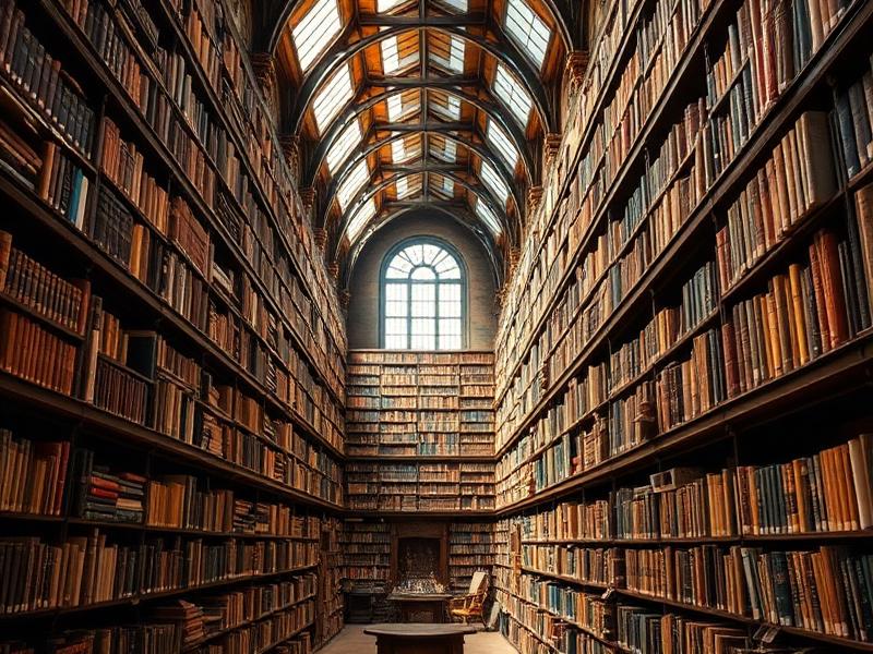 Biblioteca com livros
